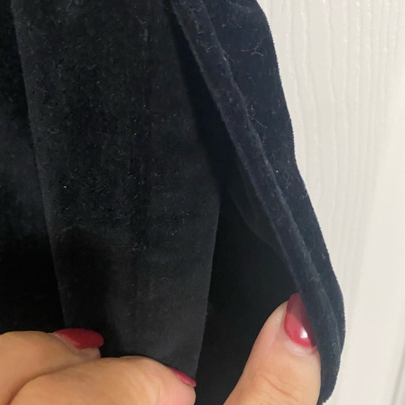 Vintage Johnathon Logan Velvet Pants  fully lined Side Zipper size 11/12 - Picture 7 of 7